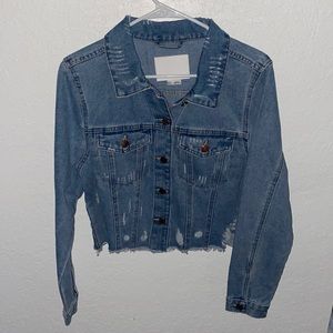 Distressed Jean Jacket